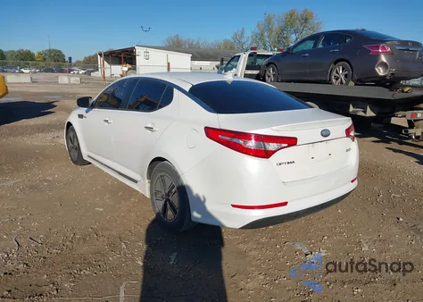 2013 Kia Optima Hybrid Lx из США, поврежденный, VIN KNAGM4AD6D5037894